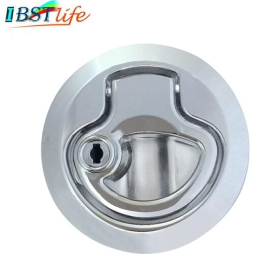 Zinc Alloy Chrome Finished Flush Latch Flush Pull Latches Slam lift handle Deck Hatch