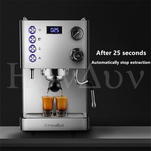 Professional-grade home coffee maker semi-automatic Italian fever grade milk froth high pressure three-hole multi-boiler steam