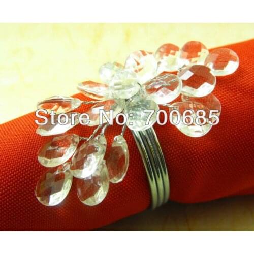 Rhinestone napkin rings wholesale wedding napkin ring and party decoration napkin ring