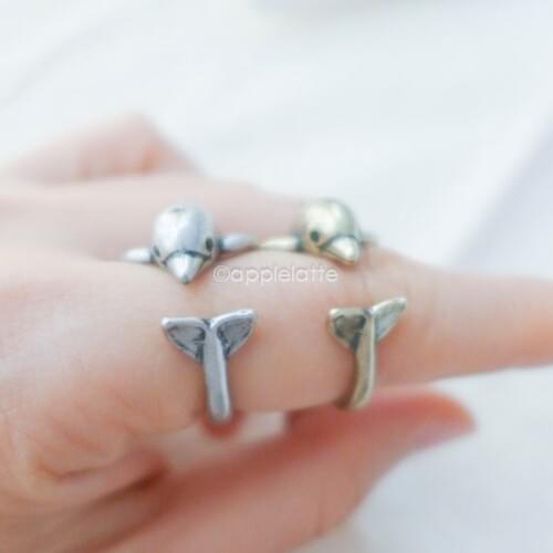 Wholesale Unique Retro Dolphin Adjustable Ring High Quality Design Mens Dolphin Promise Rings Women Gift Overwatch Aros