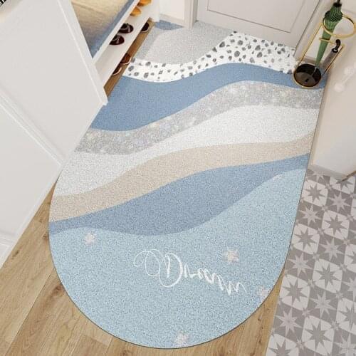 New Pattern Door Mat Carpet Kitchen Mat Bathroom Mat Hallway Door Mats Anti-Slip Floor Plaid Outdoor Custom Area Door Mats