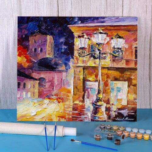 Night Faith Paint By Numbers Package Oil Paints 50*70 Oil Painting New Design Crafts For Adults Art