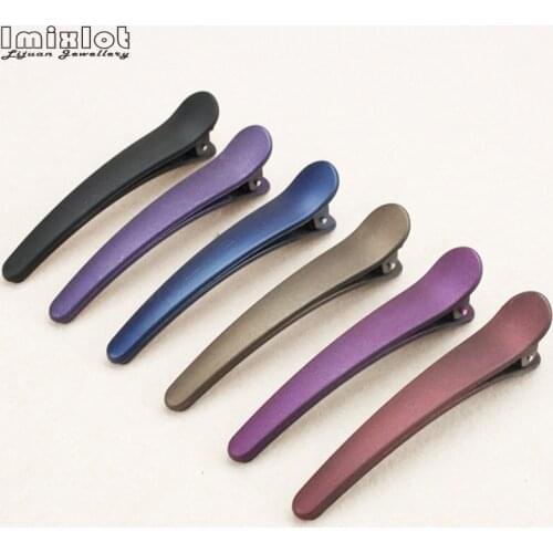 2PCS Fashion Women Girls Frosted Duckbill Hair Clip Hairpin DIY Plastic Salon Styling Hair Accessories Hairdressing Tip Clip