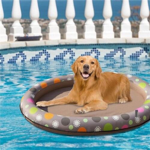 Dog Inflatable Hammock Pet Pool Floating Bed Water Toy Spring Summer Swimming Ring Inflatable Beach Toy For Dog Cat