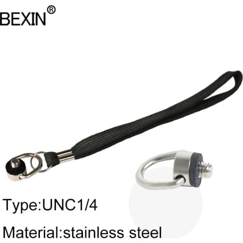 1/4" D Ring Foldable Camera Quick Release Plate Screw 1/4 Camera Strap Monopod Tripod Ball Head Mount Adapter Screw