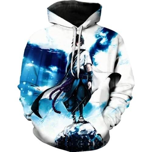 Anime Hoodie Men Women pullovers 3D Hooded Oversized Sweatshirts XS-4XL 3D Hoodies kakashi Children Cartoon Japan