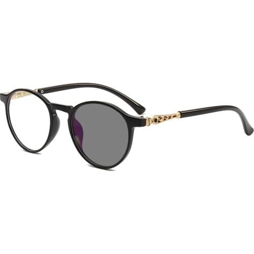 TR90 Women Photohromic Myopia Sunglasses Female Shades Sun Nearsighted Glasses Fashion Ladies Shortsighted Eyeglasses for Travel