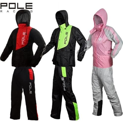 Outdoor Motorcycle Sports Rain Jackets Motorbike Raincoat Suit Motocross Rain Clothing Suit Waterproof Coat