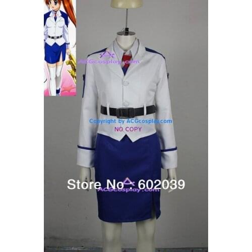 Magical Girl Lyrical Nanoha Nanoha Takamachi Cosplay Costume uniform