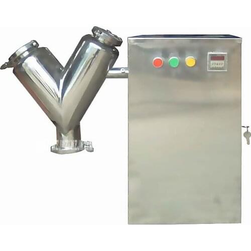 New Arrival VH-30 High Efficiency Mixer V - shaped Single-arm Mixer Experimental Raw Material Mixer 110V/220V 0.55KW 30L 20rpm