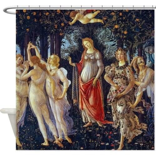 La Primavera Shower Curtain Unique Bathroom Polyester Waterproof Decor
