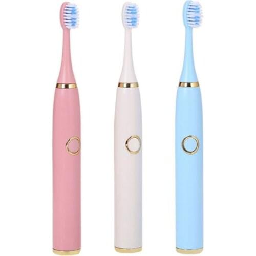 20Set/Lot Battery Electric Toothbrush Intelligent Household Soft Bristle Automatic Ultrasonic Vibration Toothbrush HA2004