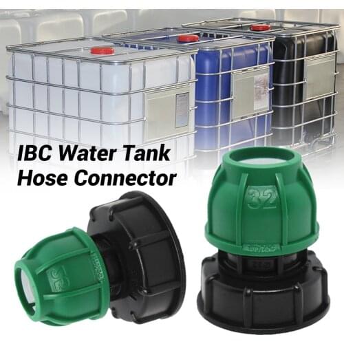 1pc 20/25/32mm IBC Tank Adapter IBC Adapter Water Tap Connectors Garden Water Tank Hose Connector Perfect Accessory #W0