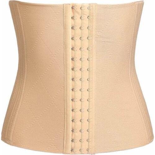 Free Shipping Skin Color Fitness Fat Burning Girdle Belt Sexy Women Body Waist Trainer Shapers Underbust Belt Corset Shapewear