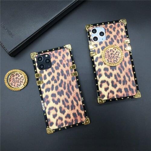 Fashion Sexy Leopard Pattern Phone Cover Coque Capa Vintage Smooth Square Case for LG K51 Stylo 4 5 6 Stylo7 Stylo4 K61 Stylo 7