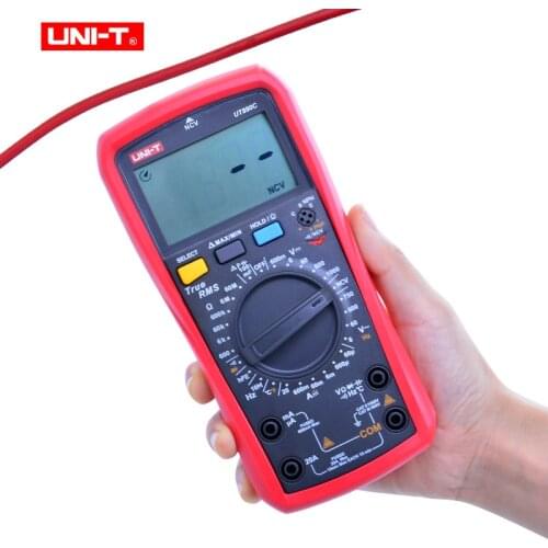 UNI-T UT890C/UT890D+ Digital Multimeter True RMS Manual Range AC DC Frequency Capacitance New products, low price promotion