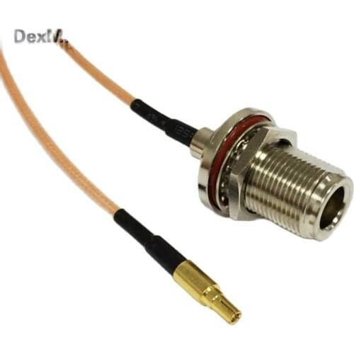 CRC9 coaxial RF Cable 3G HUAWEI MODEM extension cable CRC9 straight switch N type female jumper cable RG316 15cm