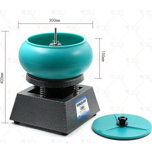Diy Free ship Crafts Super Large Vibratory Tumbler Wet Dry Polisher Polishing Machine 12"