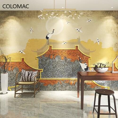 Colomac Custom Classical Chinese Style Wallpaper Living Room Restaurant Hotel Antique Background Mural Room Decor Drop Shopping