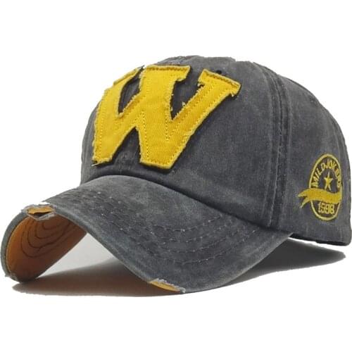 Classic Baseball Hat Baseball Cap for Men Washed Cotton Trucker Hat for Father with Embroidery