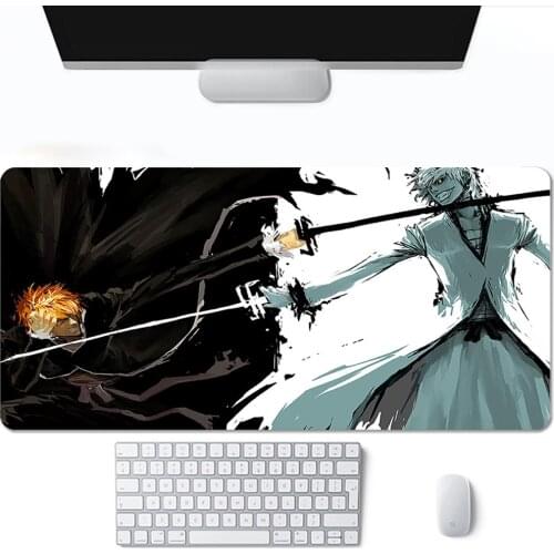 BLEACH Keyboard Pad Computer Mouse Mause Gamer Gamers Accessories Mat Large Pc Complete Hot Xxl Anime Gaming Desk Mausepad Pads