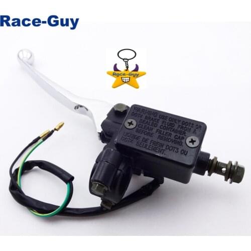 Left Hydraulic Master Cylinder Handle Brake Lever For 50cc 70cc 90cc 110cc 125cc 150cc Chinese Pit Dirt Motor Bike ATV Quad