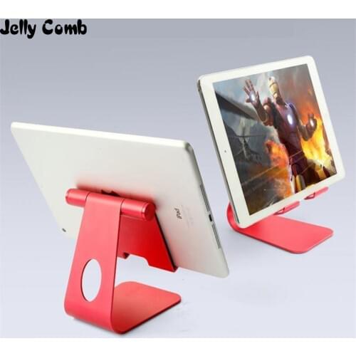 Jelly Comb Metal Tablet Stand for iPad Mini iPad 2018 Pro 9.7 11" Samsung for iPhone Mount Adjustable Tablet Stand Holder Dock
