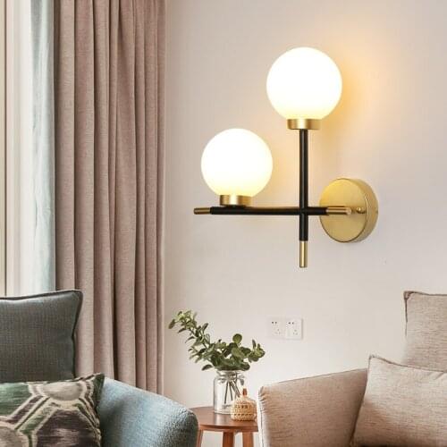 Nordic Led Wall Lamp Bedside Lamp Background Wall Light For Living Room Bedroom Corridor Aisle Porch Wall Decor Indoor Lighting
