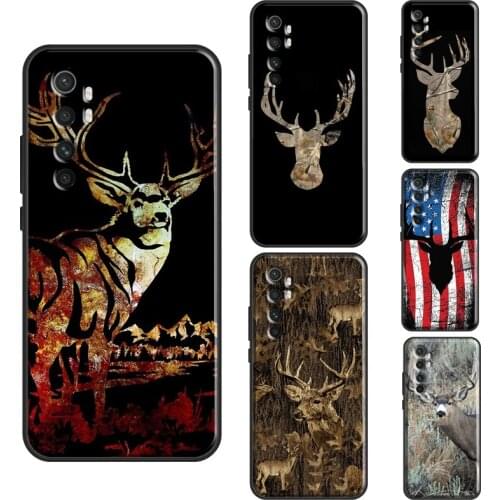 Deer Hunting Camo Case For POCO X3 Pro M3 F2 F3 Phone Cover For Xiaomi Mi Note 10 Lite Mi 11 Ultra 10T Pro