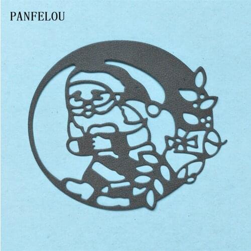 PANFELOU Metal craft Snowflake Santa die cutting dies for Scrapbooking/DIY Easter wedding Halloween cards Hand account