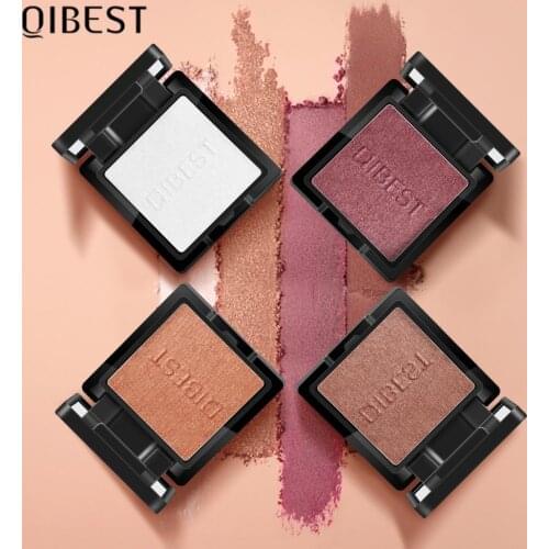 QIBEST 24 Colors Eye shadow Pallete Shiny High Pigment Long-lasting Eyeshadow Waterproof Shimmer Cosmetics Eye Palette