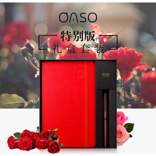 OASO S117 White Black Pink Fountain Pen Set High-end 0.38mm 0.5mm Metal Ink Pens for Student/teacher/business Gift Stationery