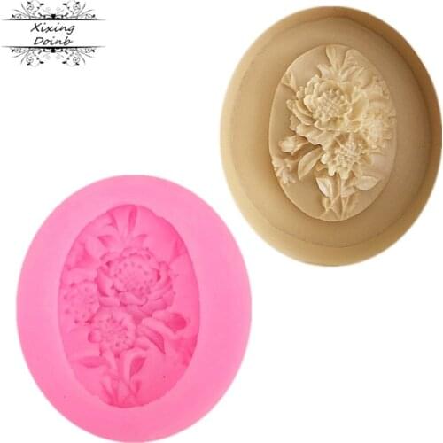 Chrysanthemum Flower Shape Silicone Mold Fondant Chocolate cake tools Baking Cookie Moulds Decorating Molds