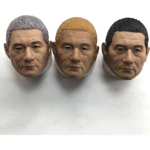 1/6 Scale Star Head Sculpture Japanese Head Sculpture Fits 12-inch Action Figure Male Body Toy Model HT
