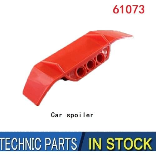 Smartable High -tech Car Spoiler 3x8 with 3 Pin Holes Building Block MOC Part Toys For Professional Kids Compatible 61073 5pcs