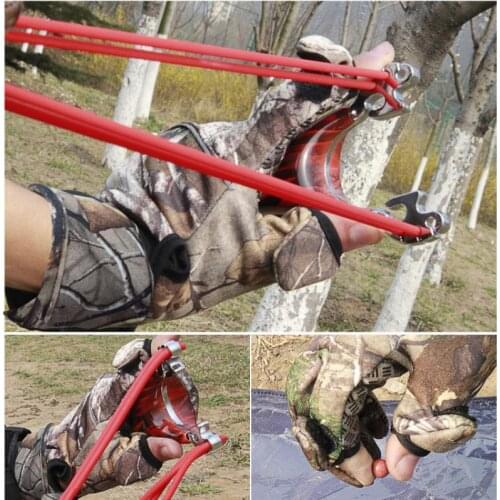 Fishing Sports Camouflage Gloves Fashion Men and Women Outdoor Jungle Camouflage Gloves Non-Slip Silicone Touch Screen Gloves