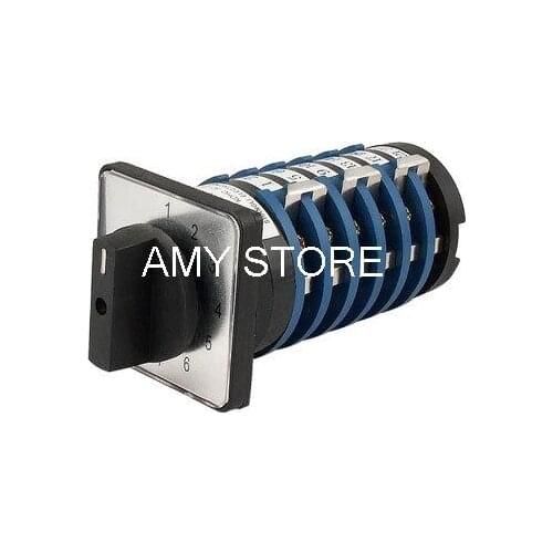 Screw Terminal 10 Position Universal Cam Switch AC 380V