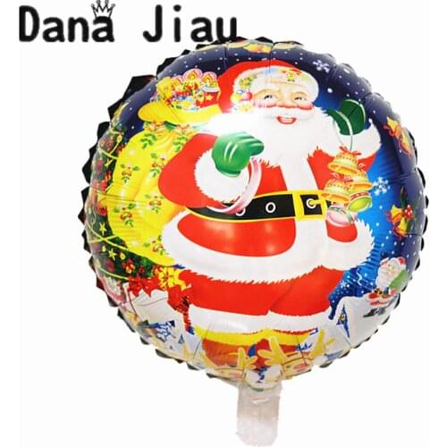 18inch Santa Claus foil balloon happy new year kids gift merry christmas eve party traditional decoration ballon boy toy ball