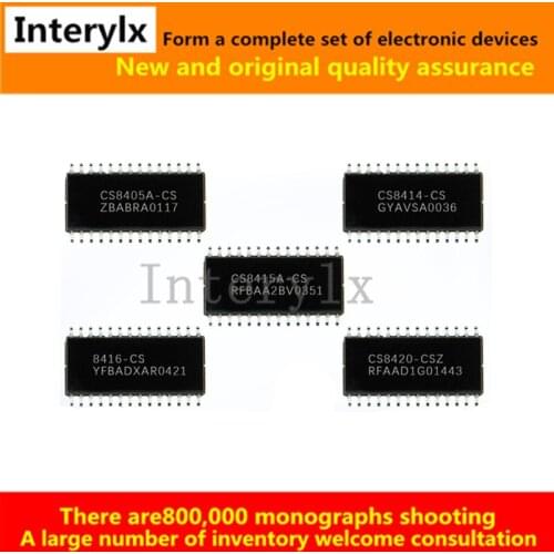 2Pcs CS8416-CSZ CS8416-CS CS8414-CSZ CS8414-CS CS8405A-CS CS8415A-CS SOP-28 CHIP IC