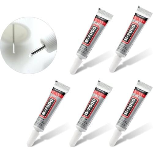 5pcs 10ml Best B-7000 Multi Purpose Glue Super cold glue B7000 Adhesive Epoxy Resin Diy Crafts Glass Touch Screen Cell Phone
