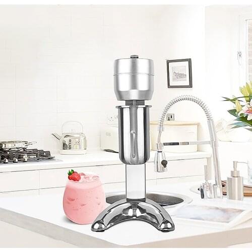 Household Kitchen Electric Blender Mixing Machine Commercial Single Head Milkshake Machine Stainless Steel Milk Mixing Machine