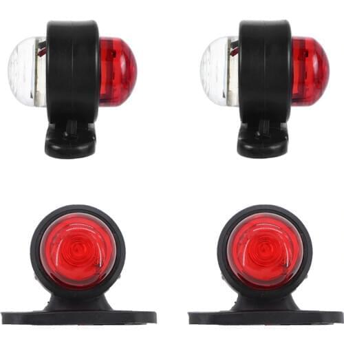 4PCS Side Marker Light External 12V 24V Replacement Parts Mini Durable Trailer Truck Led Universal Safety Turn Signal Warning