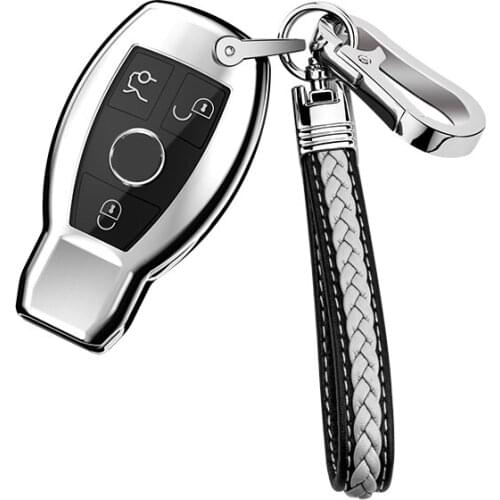 Car Key Case TPU Car Key Cover Case Shell For Mercedes Benz A-Class New Class B C E S R V GL Level GLC/GLE/GLK W204 W251 W463 W1