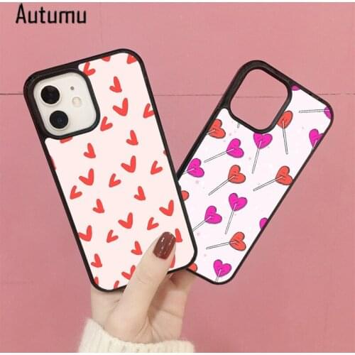 Phone Case for iPhone 12 mini X XS XR 11 Pro Max SE 2020 5 6S 7 8 Plus Samsung Galaxy S8 S9 S10 S20 S21 Valentines Cover