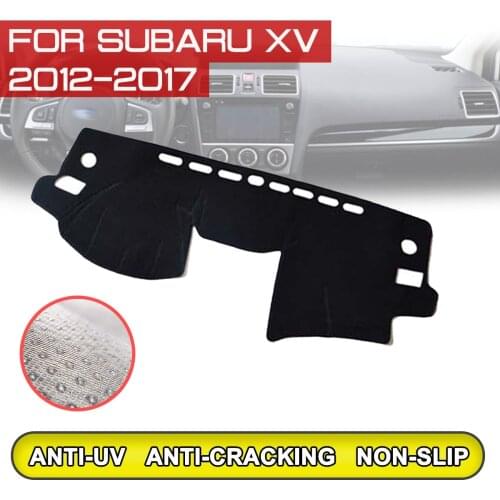 For Subaru XV 2012 2013 2014 2015 2016 2017 Car Dashboard Mat Anti-dirty Non-slip Dash Cover Mat UV Protection Shade