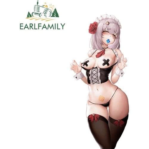 EARLFAMILY 13cm for Genshin Impact Car Stickers Vinyl Car Wrap Decal Funny Waterproof Surfboard Motorcycle RV JDM Decoration