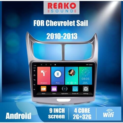 REAKOSOUND for Chevrolet SAil 2010 2011 2012 2013 Headunit 2 Din Car Radio 9 inch Touch screen GPS Navigation Multimedia Player