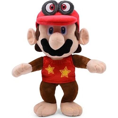 New Cute Classical Game Super Mario Cos Donkey Kong Plush 28CM Kids Stuffed Toys For Children Gifts