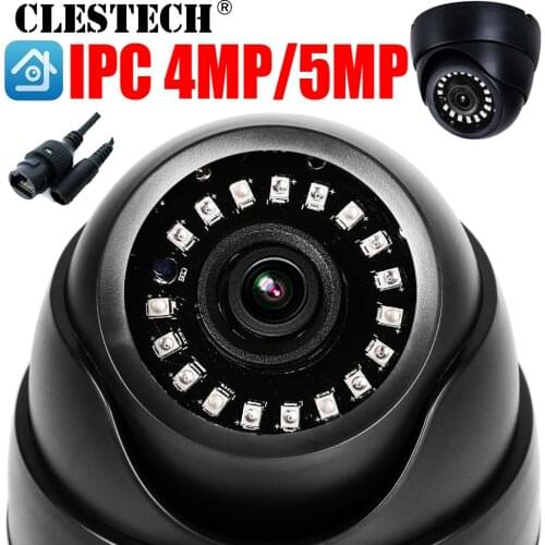 H.265 2.0MP 5MP 48VPOE HD IP Camera Night Vision Indoor Dome IP Camera Motion Detection Onvif P2P Xmeye CMS APP Security Network