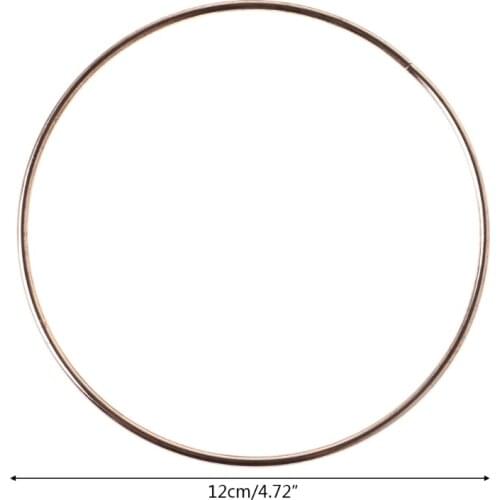 Metal Dream Catcher Dreamcatcher Ring Macrame Craft Hoop DIY Accessory 35-190mm